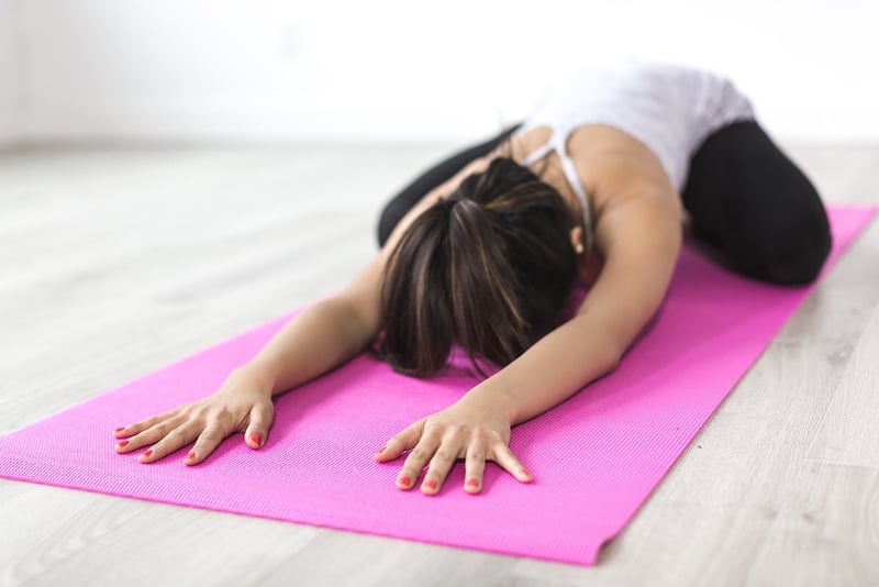 Yin Yoga pose